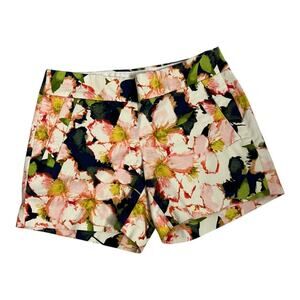 J. Crew Floral Womens Shorts 00 XS Stretch Summer cottage Romantic Preppy
